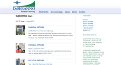 Desktop Screenshot of newsletter.deseranno.com