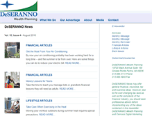 Tablet Screenshot of newsletter.deseranno.com